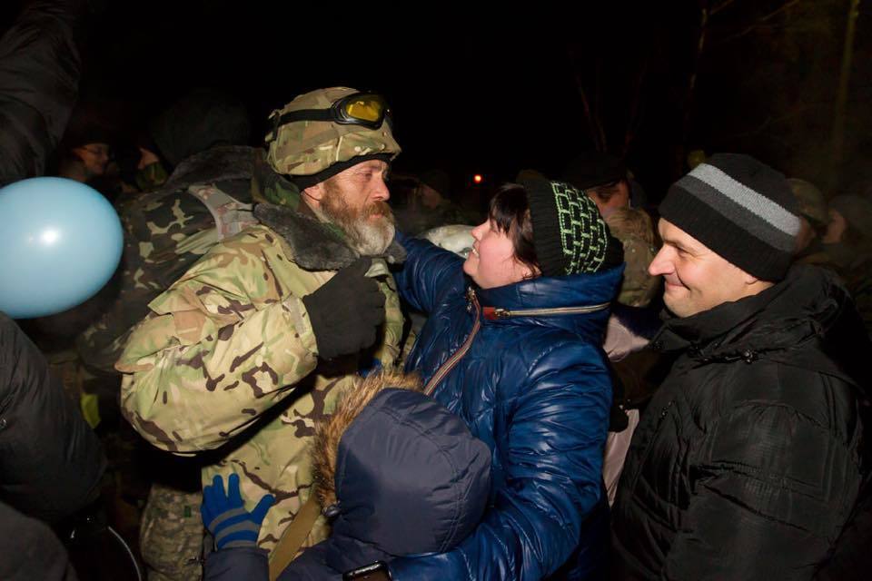 Как Кличко встречал из зоны АТО бойцов батальона "Киев": опубликованы фотографии