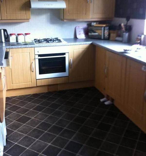 Фотографии детей, которые думают, что они надежно спрятались