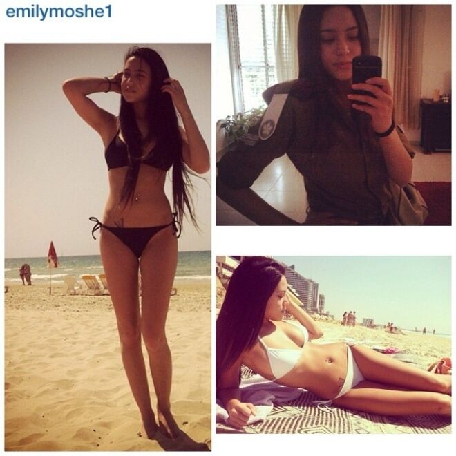 Селфи сногсшибательных красавиц, которые служат в израильской армии