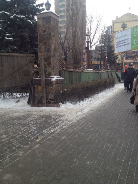 В Киеве появилась скандальная стройка: столетние ели вырубят ради очередной высотки