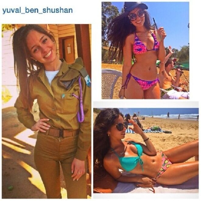 Селфи сногсшибательных красавиц, которые служат в израильской армии