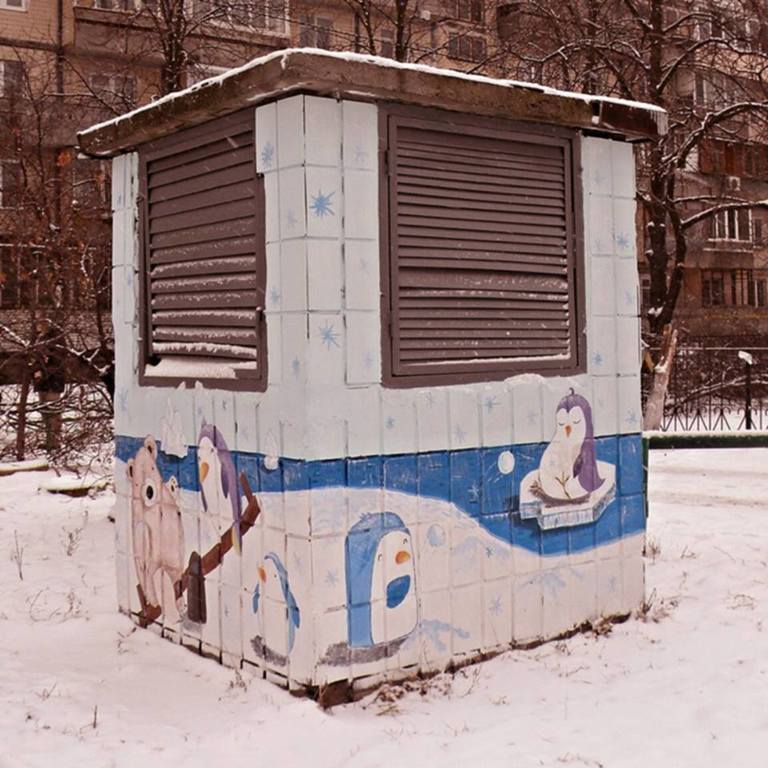 Киев украсили... пингвинами: фотофакт