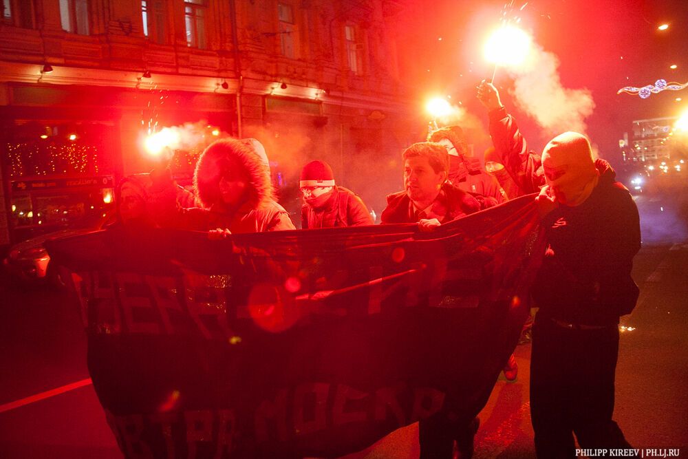 В Москве жестоко подавили акцию протеста против "кремлевской хунты"