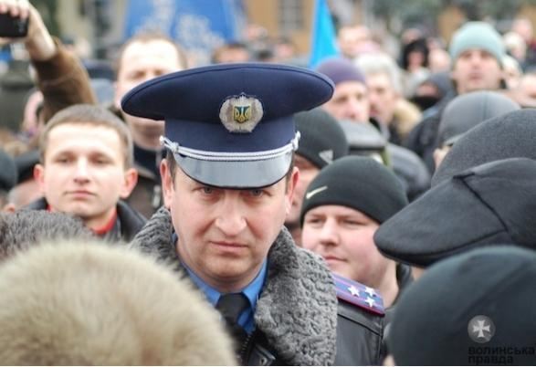 У Луцьку активісти Автомайдану зійшлися у сутичці з міліціонерами