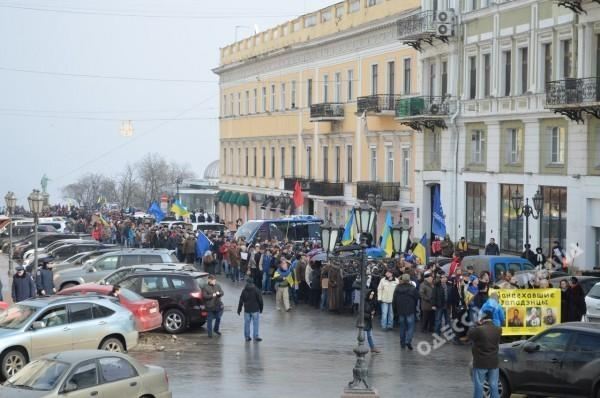 Одесский Евромайдан провел марш против сепаратизма