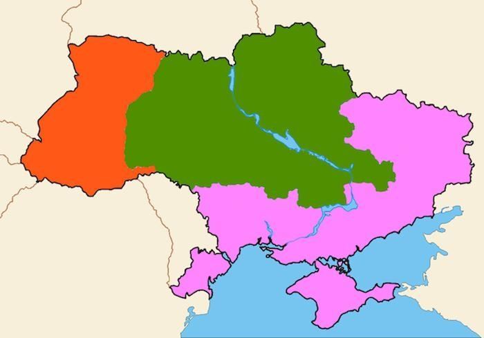 Соціолог запропонував проект федералізації України з гуманітарних параметрам