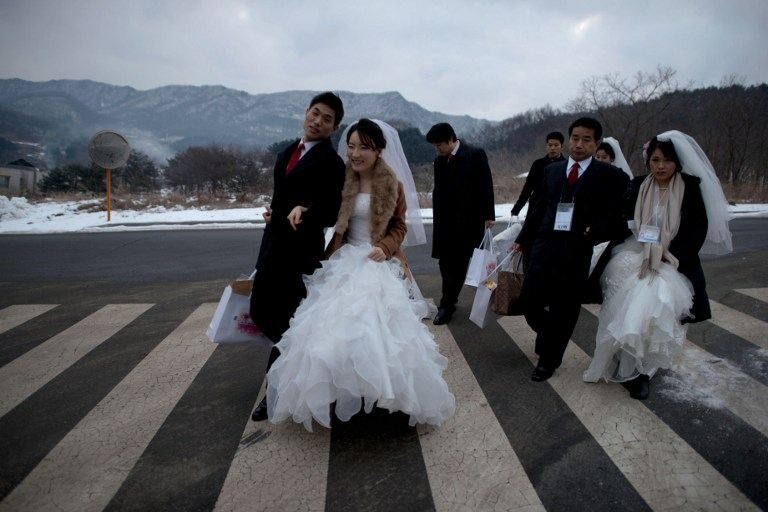 Масове весілля в Південній Кореї