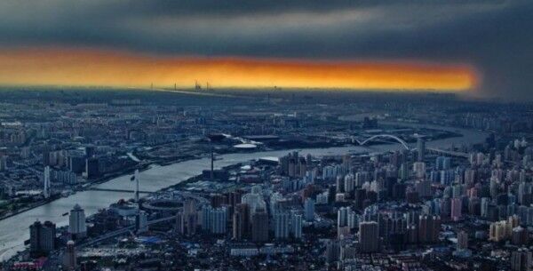 Шанхай с высоты второго по высоте здания мира