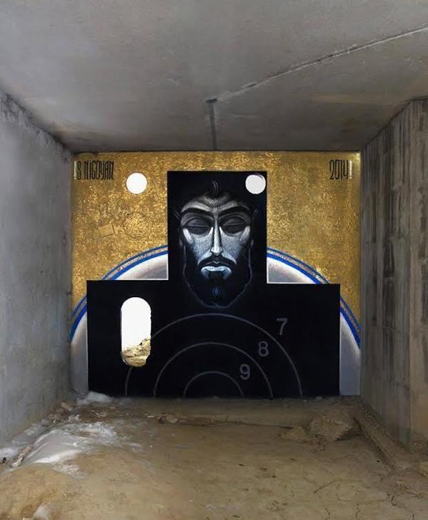 Львовский художник посвятил Нигояну двухметровую картину