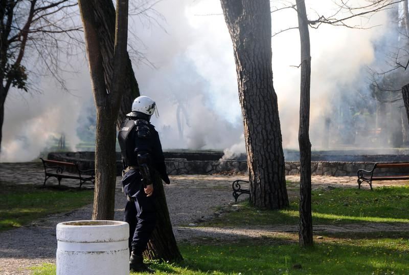 Антиправительственные протесты в Черногории переросли в столкновения с полицией