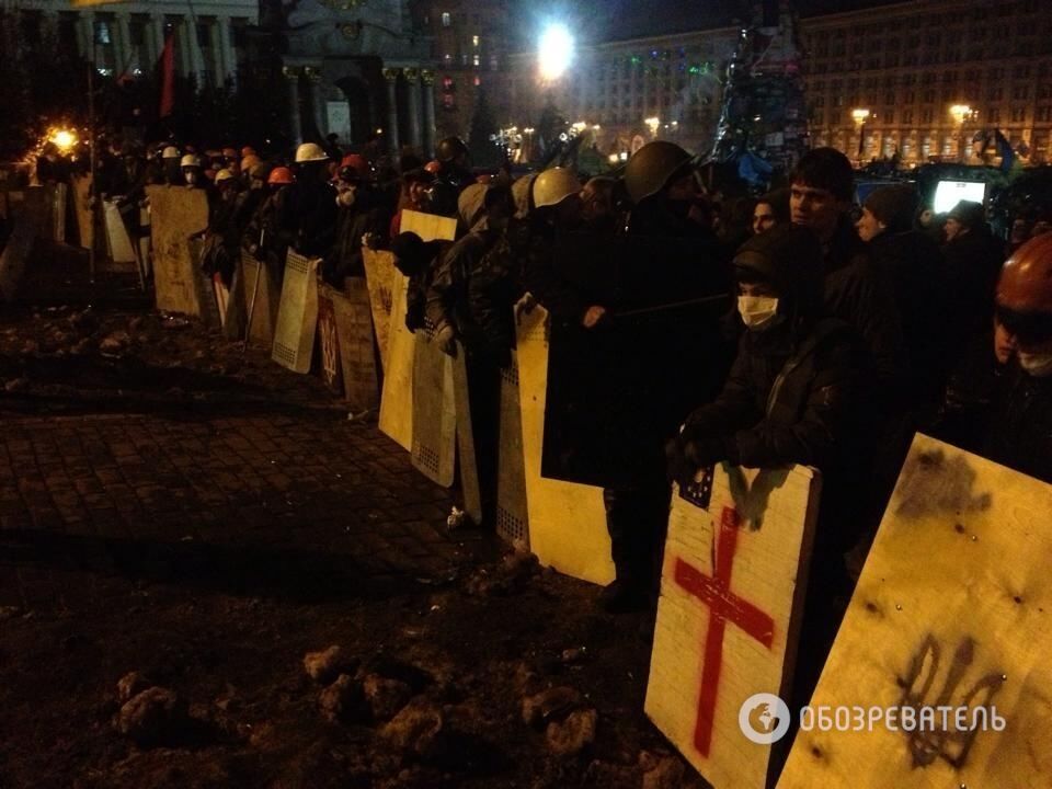 Противостояние на Майдане продолжается