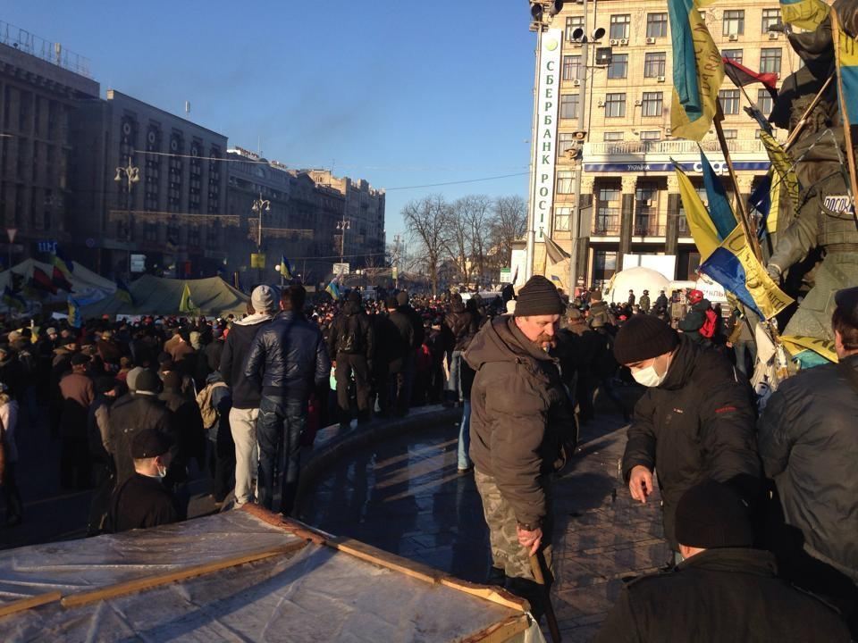 "Беркут" прорвався на Майдан