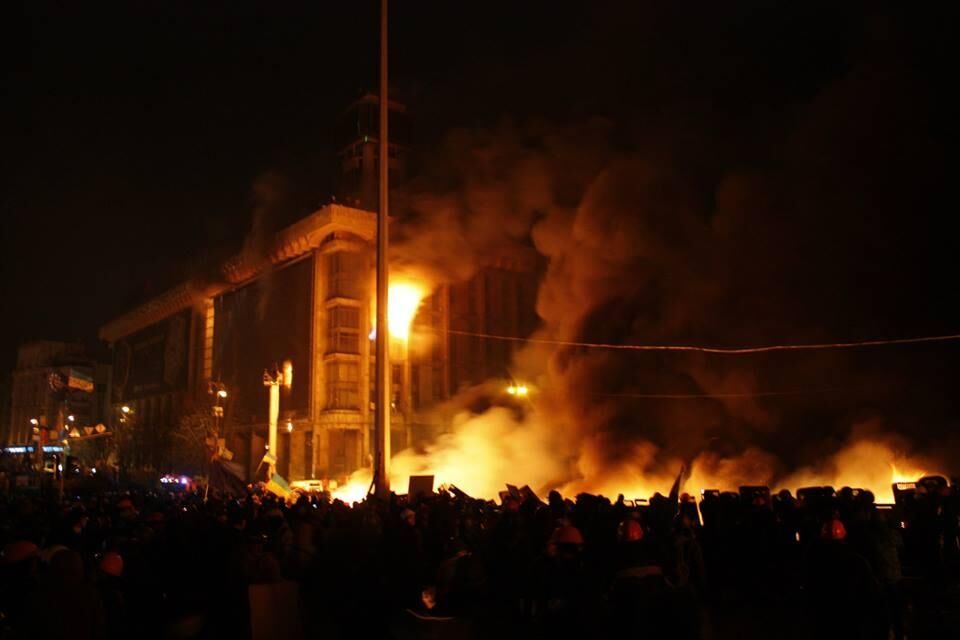 Киев 19 февраля. Удручающие фото очевидцев