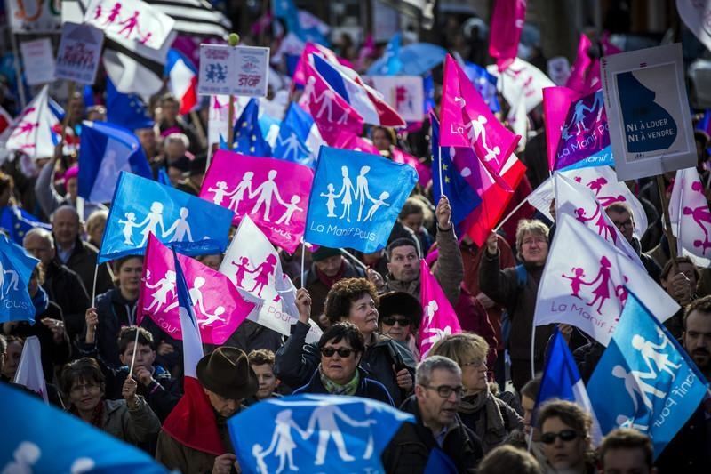 Півмільйона парижан вийшли на протести проти гей-шлюбів
