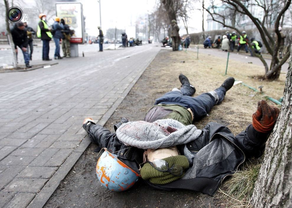 Жертвы противостояния в Киеве