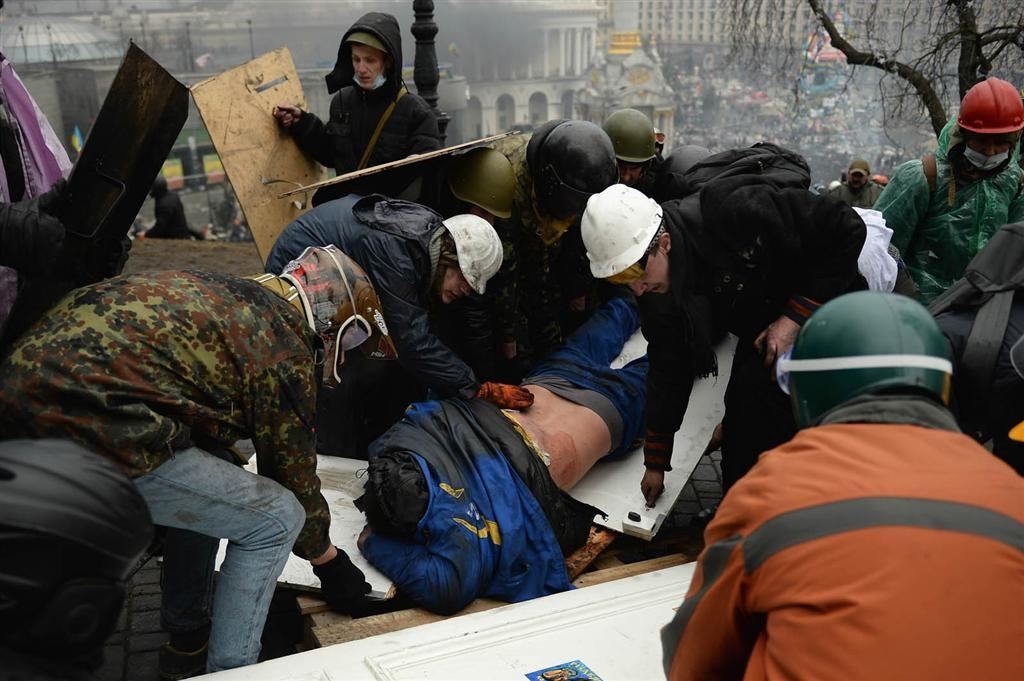 Самые страшные фото Майдана
