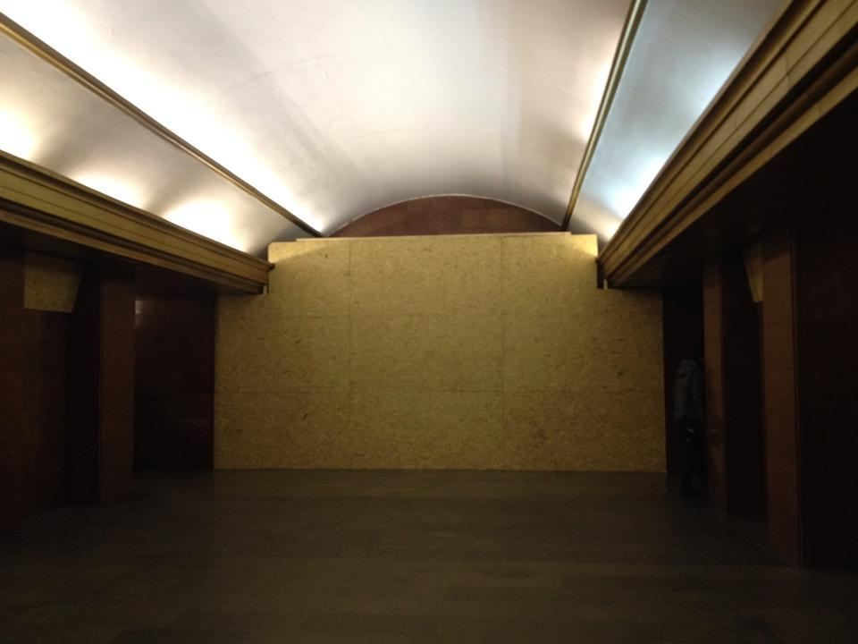 В киевском метро исчез бюст Ленина