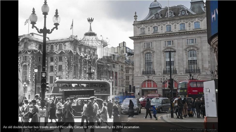 Исторический и современный Лондон в удивительном коллаже