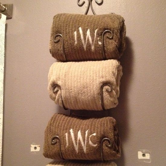 10 способов компактного хранения полотенец в ванной