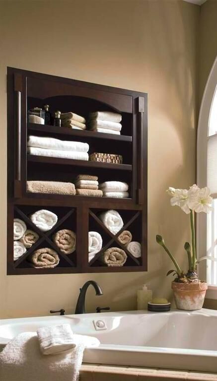 10 способов компактного хранения полотенец в ванной