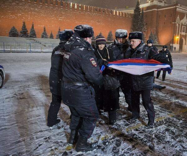 На Красной площади задержали ЛГБТ-активистов 