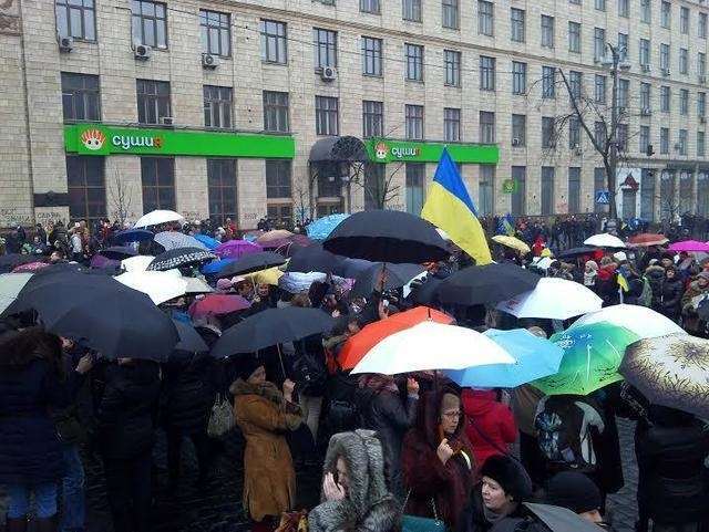 На Віче Майдан підтримав російський канал "Дождь"