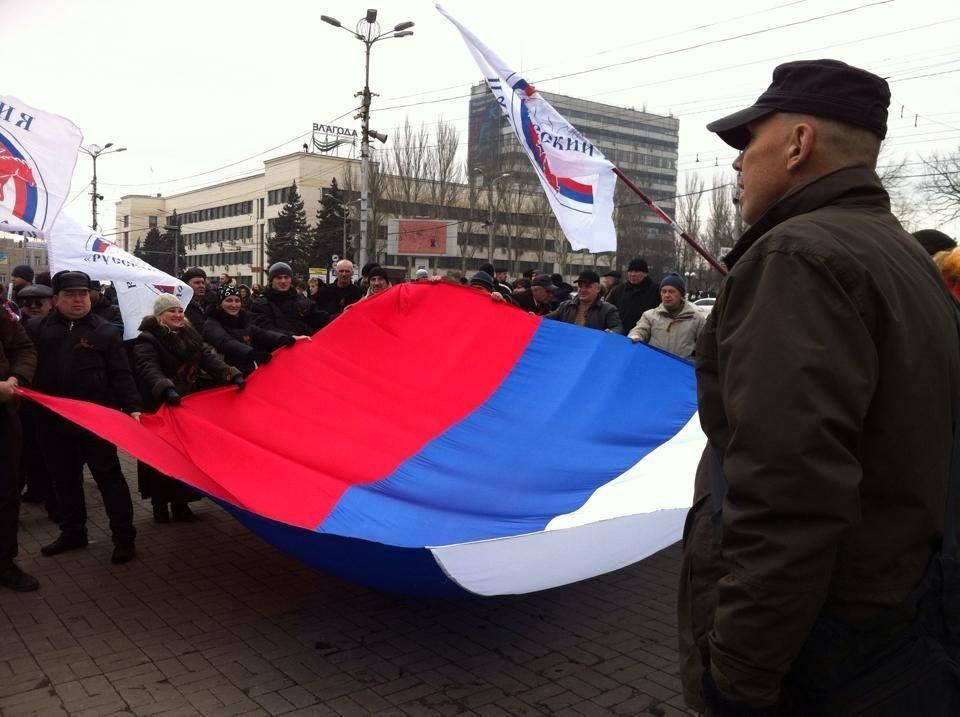 В Донецке пророссийский митинг перерос в драку