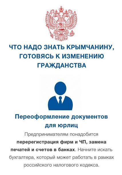 Крымчан предупредили о последствиях смены гражданства. Фотофакт