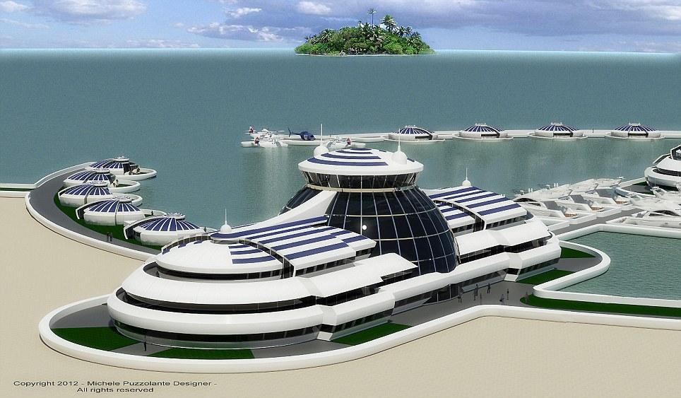 Мальдивы готовы купить плавающий остров-курорт более чем за 100 млн фунтов