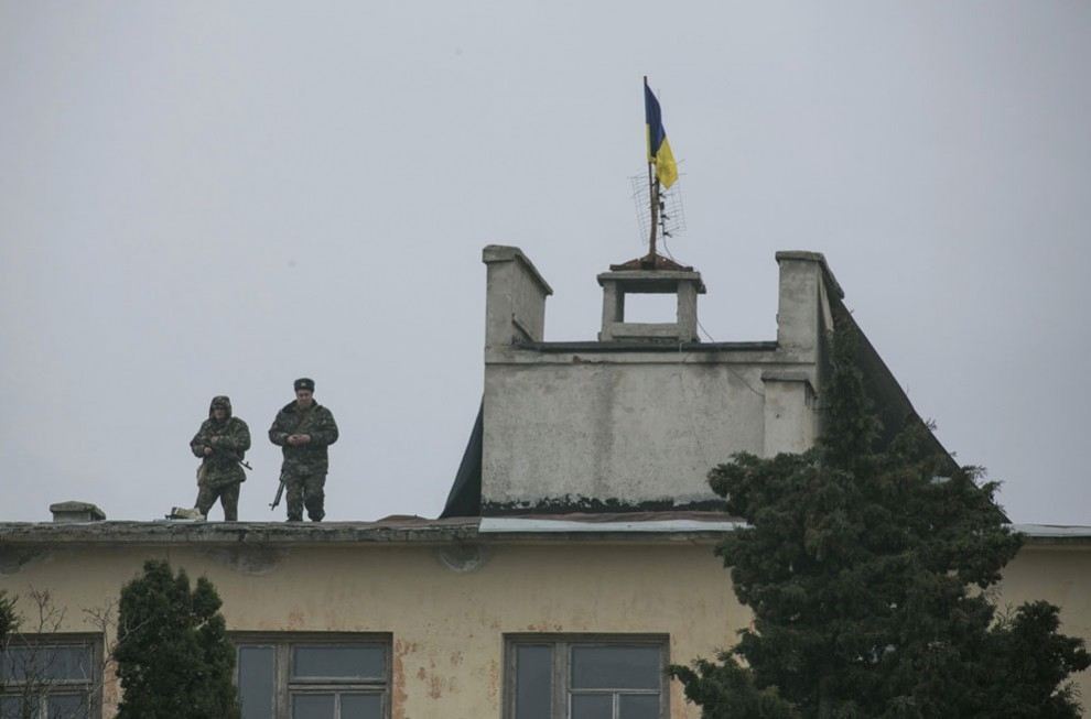 Российские военные в Крыму