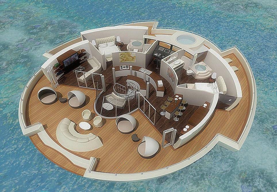 Мальдивы готовы купить плавающий остров-курорт более чем за 100 млн фунтов