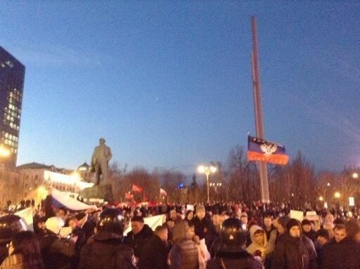 У Донецьку проросійські активісти напали на мітингувальників за єдину Україну