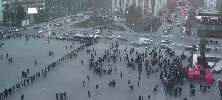 У Донецьку проросійські активісти напали на мітингувальників за єдину Україну