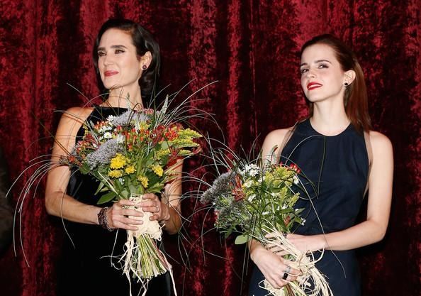 Эмма Уотсон и Дженнифер Коннелли на премьере "Ноя": черные лебеди