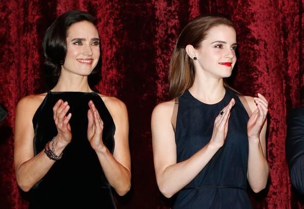 Эмма Уотсон и Дженнифер Коннелли на премьере "Ноя": черные лебеди