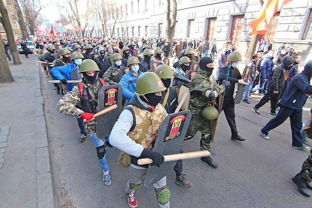 В Одессе прошел марш сепаратистов