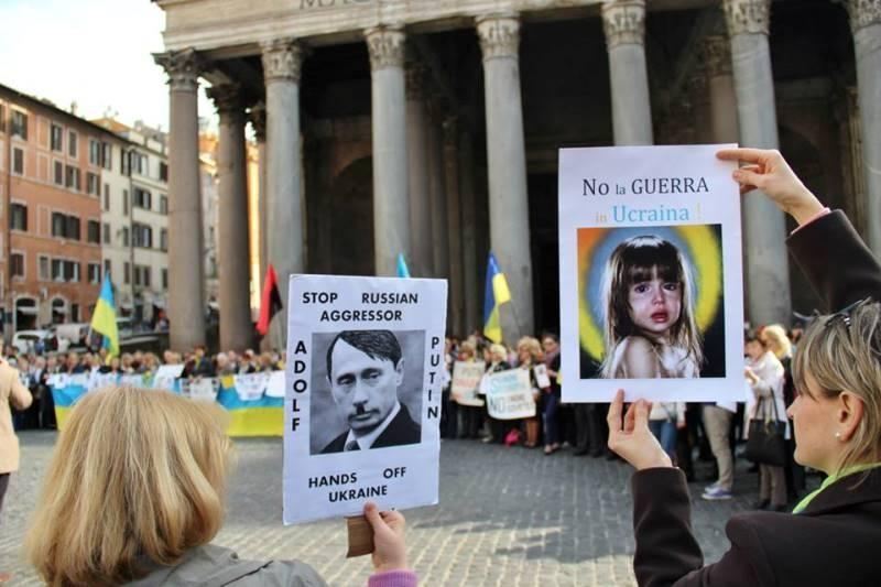 В Риме прошла манифестация против оккупации Крыма