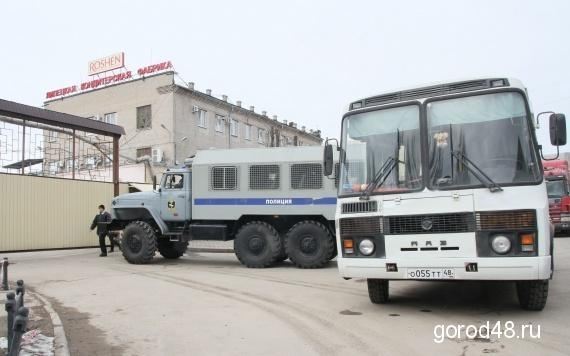 "Рошен" в російському Липецьку заблокували силовики