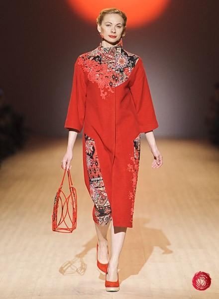 Новичок Ukrainian Fashion Week показала красивейшую коллекцию в национальном стиле