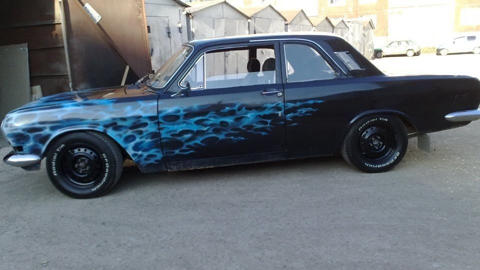 Вторая жизнь для "Волги" ГАЗ-24. Вызывающий тюнинг.