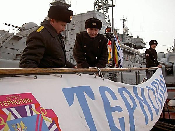 Екіпаж корвета "Тернопіль" після штурму покинув борт під звуки маршу ВМСУ