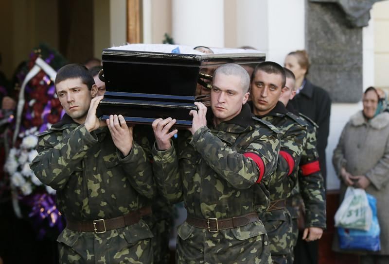 В Крыму попрощались с погибшим украинским военным