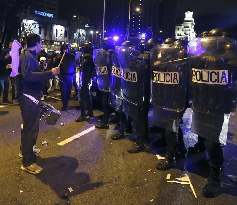 Демонстрація в Мадриді переросла в зіткнення з поліцією