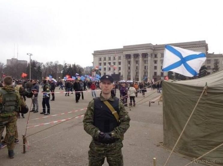Одесских сепаратистов опекает неонацист из России