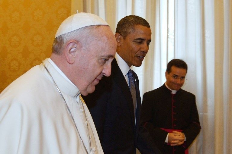 Обама встретился в Италии с Папой Римским