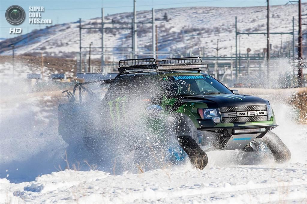Монструозный снегоход Кена Блока на основе Ford F-150