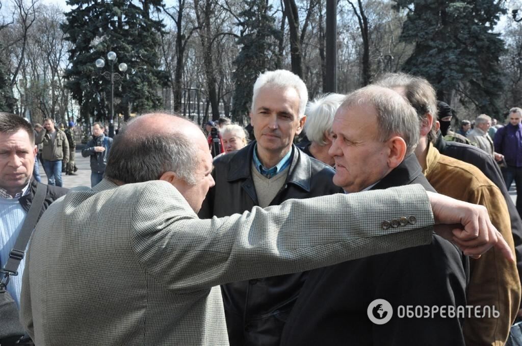 Мітинг "Правого сектора" біля Верховної Ради