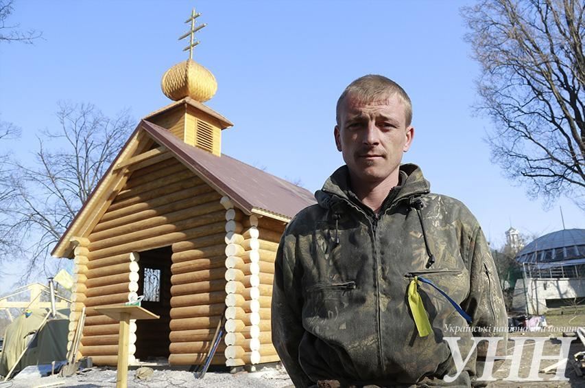 В столице построили часовню в честь Небесной Сотни