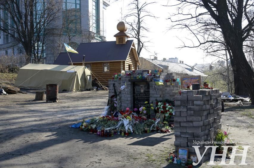 В столице построили часовню в честь Небесной Сотни