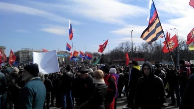 На південному сході України пройшли сепаратистські мітинги